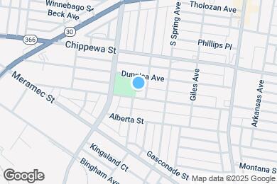 Map image of the property - 3811 Keokuk St
