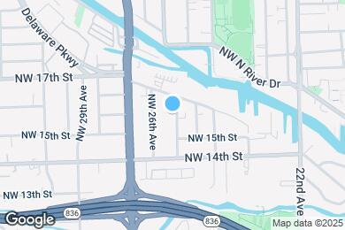 Map image of the property - 1560 NW 25th Ave