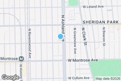 Map image of the property - 4506 N Ashland Ave