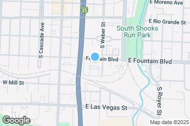 Map image of the property - 239 E Fountain Blvd