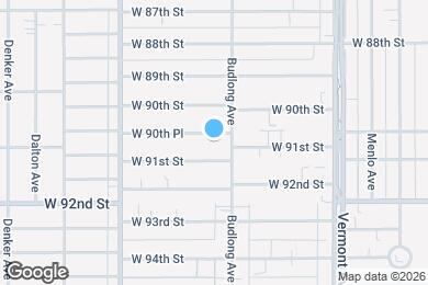 Map image of the property - 1214 1/2 W 90th Pl
