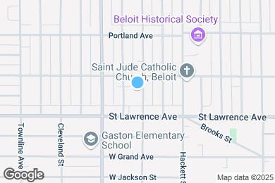 Map image of the property - 738 Moore St