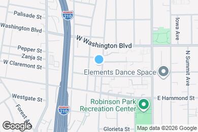 Map image of the property - 1255 Sunset Ave