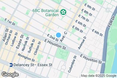 Map image of the property - 251 E 2nd St