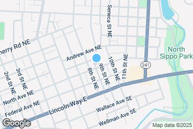 Map image of the property - 818 North Ave NE