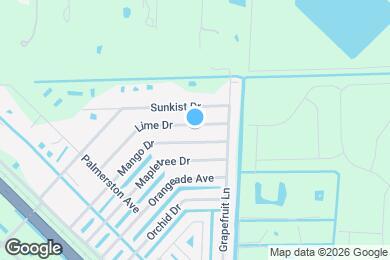 Map image of the property - 15483 Lime Dr