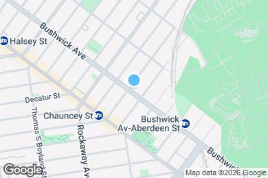 Map image of the property - 1441 Bushwick Ave