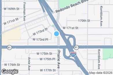 Map image of the property - 17223 Prairie Ave