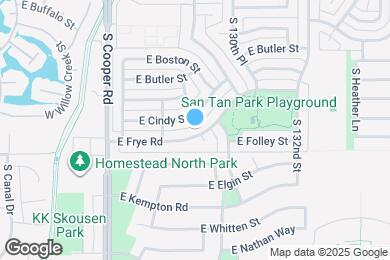 Map image of the property - 2122 E Frye Rd