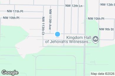 Map image of the property - 11245 NW 8th St