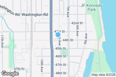 Map image of the property - 4324 8th Ave