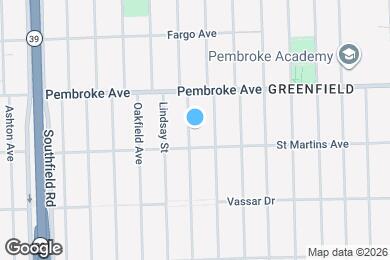Map image of the property - 19736 Gilchrist St