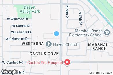 Map image of the property - 5914 W Columbine Dr