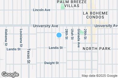 Map image of the property - 3764 Pershing Ave