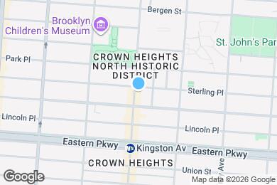 Map image of the property - Kingston Avenue