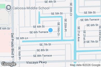 Map image of the property - 1912 SE 6th Terrace