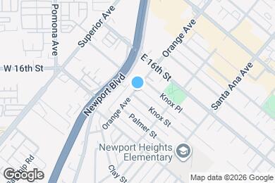 Map image of the property - 1554 Orange Ave