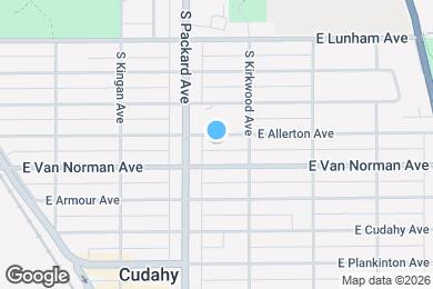 Map image of the property - 3637 E Allerton Ave