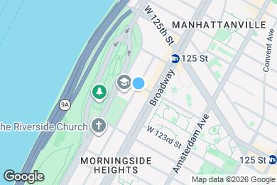 Map image of the property - 170 Claremont Ave