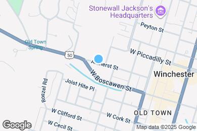 Map image of the property - 319 Amherst St