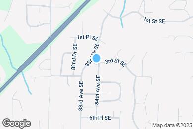 Map image of the property - 308 84th Ave SE