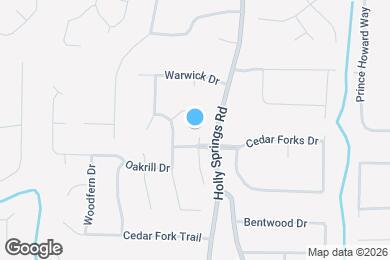 Map image of the property - 2263 Cedar Forks Trce