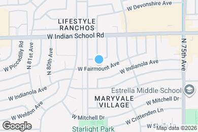 Map image of the property - 7818 W Fairmount Ave