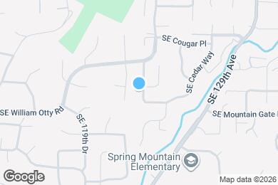 Map image of the property - 11381 SE Bethany Dr