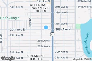 Map image of the property - Bayview Apartments