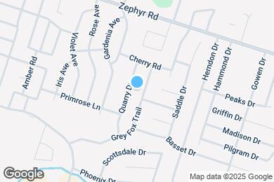 Map image of the property - 1600 Quarry Dr