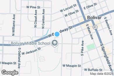 Map image of the property - 202 S Lillian Ave