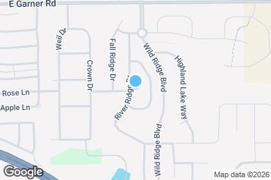 Map image of the property - 1293 River Ridge Dr