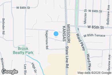 Map image of the property - 2100 W 86th St