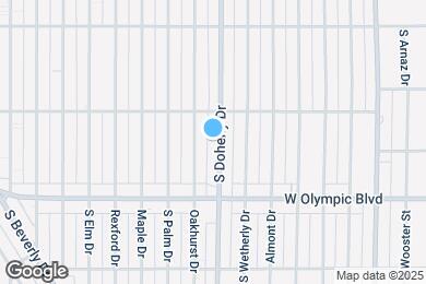 Map image of the property - 325 S Doheny Dr