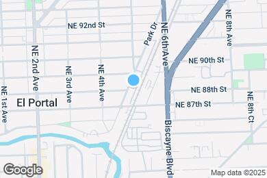 Map image of the property - 8931 NE 4th Avenue Rd