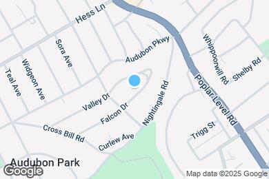 Map image of the property - 1411 Falcon Dr