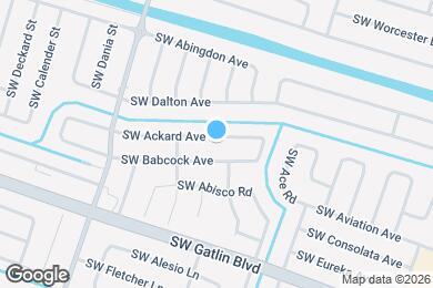 Map image of the property - 1148 SW Ackard Ave