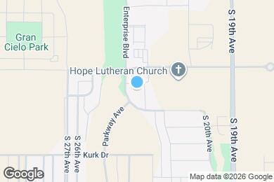 Map image of the property - 580 Enterprise Blvd