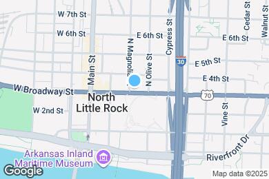Map image of the property - 305 E Broadway St