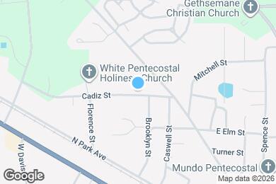 Map image of the property - 1615 Cadiz St