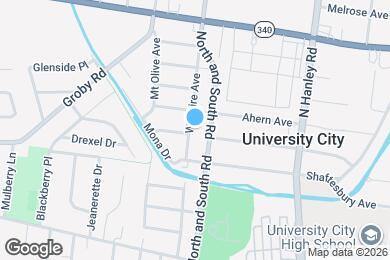 Map image of the property - 1076 Wilshire Ave