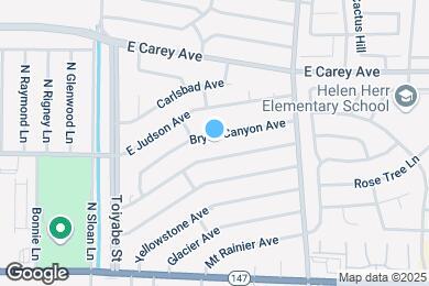 Map image of the property - 6135 Bryce Canyon Ave