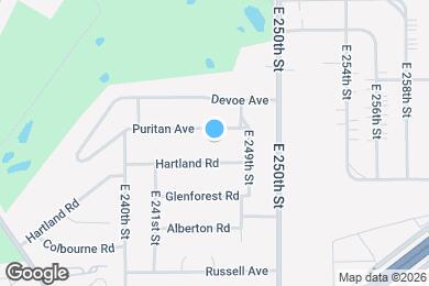 Map image of the property - 24660 Puritan Rd