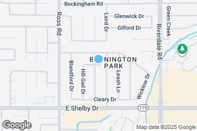 Map image of the property - 4580 Chelwood Dr