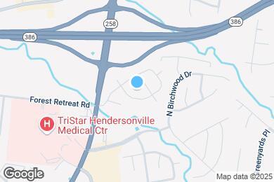 Map image of the property - 105 Meadow Crest Ct
