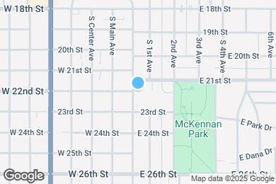 Map image of the property - 1310 S Phillips Ave