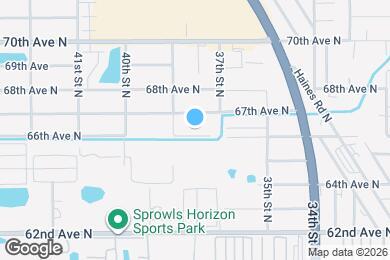 Map image of the property - 3755 66th Ave N