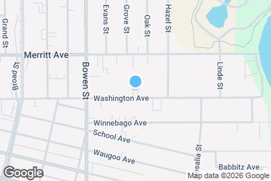 Map image of the property - 1016 Washington Ave