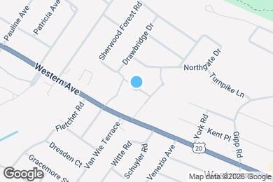 Map image of the property - 1941 Western Ave