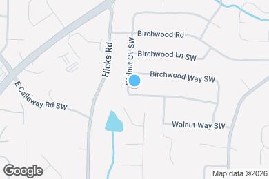 Map image of the property - 921 Walnut Cir SW
